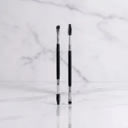 Brocha Doble para Cejas y Pestañas