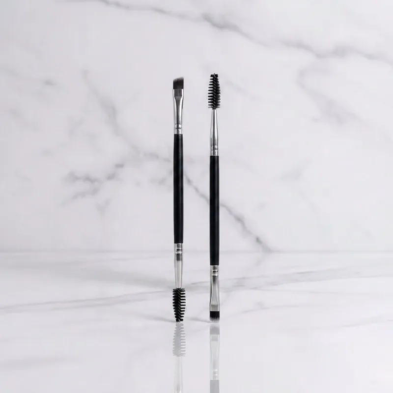 Brocha Doble para Cejas y Pestañas