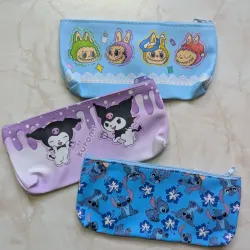 Cartucheras de Stitch, Labubu y Kuromi 