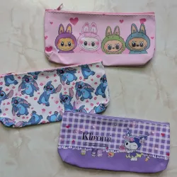 Cartucheras de Stitch, Labubu y Kuromi 