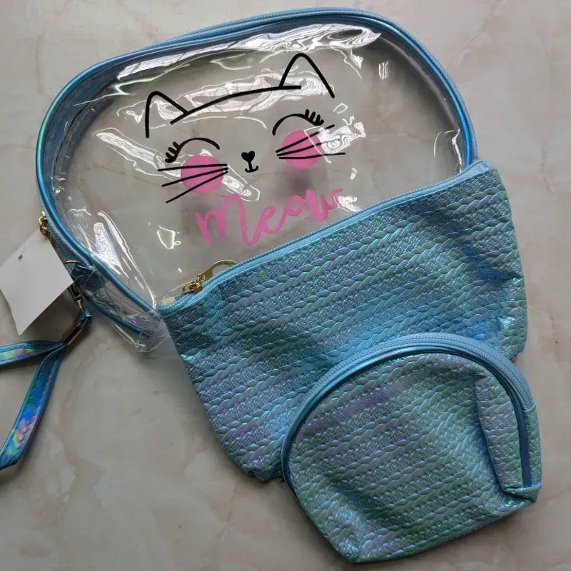 Cosmetiqueras de 3 piezas 