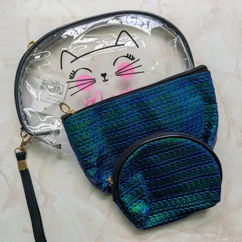 Cosmetiqueras de 3 piezas 