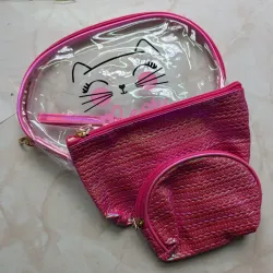 Cosmetiqueras de 3 piezas 