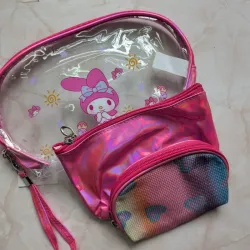 Cosmetiqueras de 3 piezas 