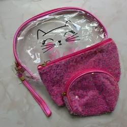 Cosmetiqueras de 3 piezas 