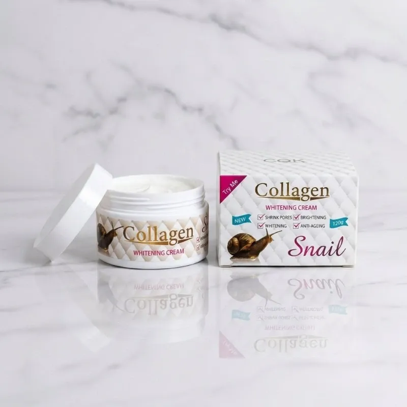 Crema Blanqueadora con Colágeno y Extracto de Caracol 120 g