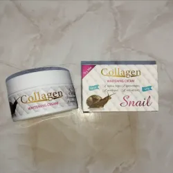Crema facial blanqueadora de Colágeno y Caracol 