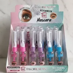 Gel transparente para cejas y pestañas con ácido hialurónico 