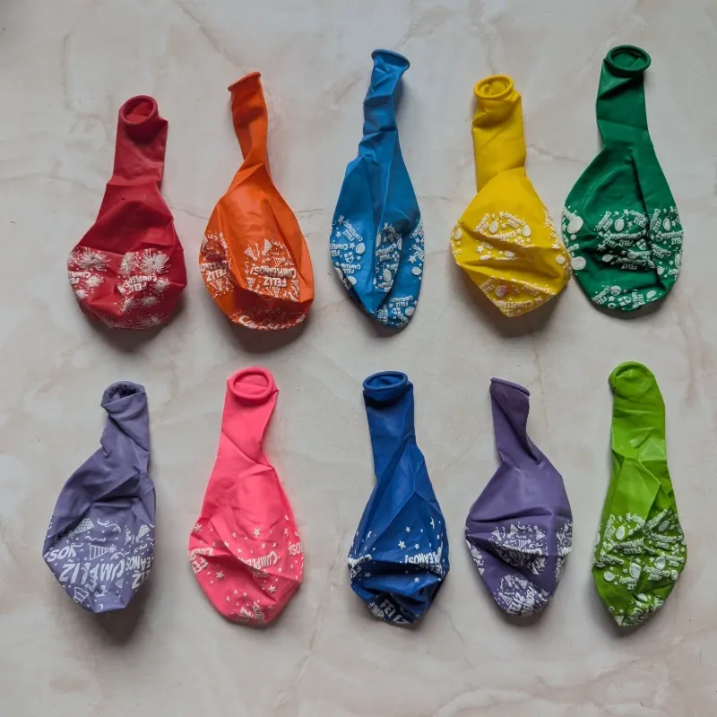 Globos de látex