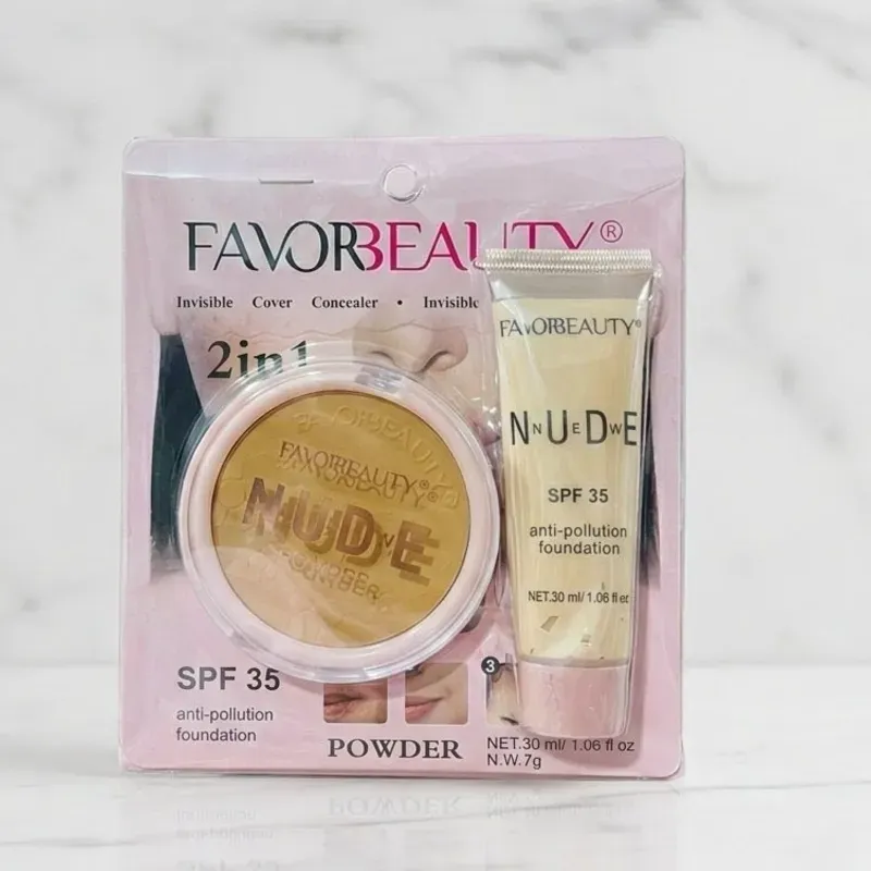 Juegos de base en polvo y base líquida