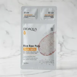 Kit de cuidado facial en tres pasos de Arroz y Ácido Hialurónico 