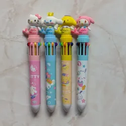 Lapiceros de 10 colores (Hello Kitty y Kuromy)