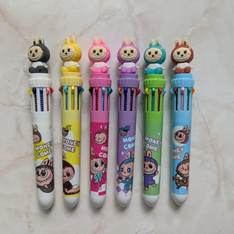 Lapiceros de 10 colores (Labubu)