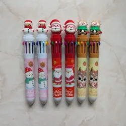 Lapiceros de 10 colores (Navidad)