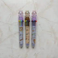Lapiceros de 10 colores (Ositos transparentes)