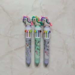 Lapiceros de 10 colores (Unicornio)