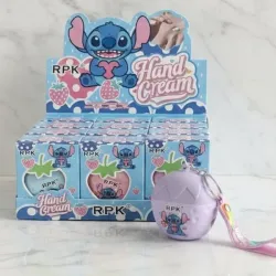Llaveros con envase de crema para manos de Stitch