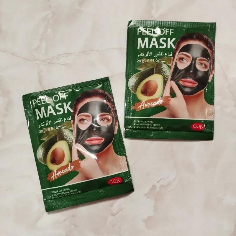 Mascarillas peel - off de aguacate 