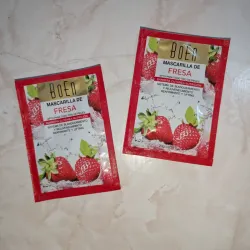 Mascarillas peel - off de fresa 