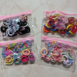 Paquetes de ligas, felpas y pellizcos