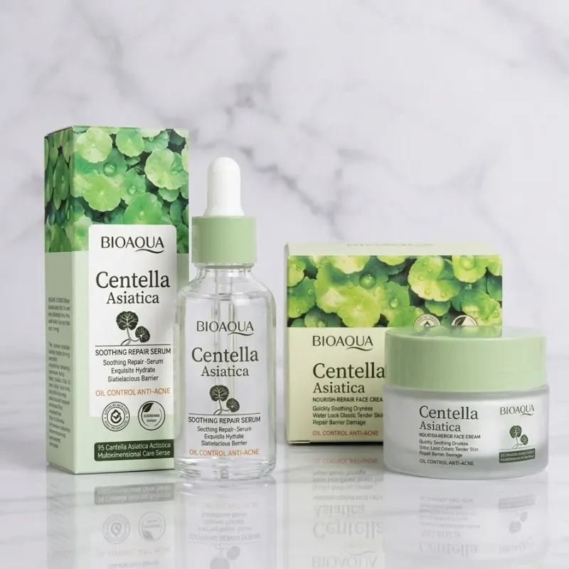Set BIOAQUA de Centella Asiatica (Sérum + Crema Facial)