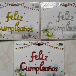 Set de feliz cumpleaños