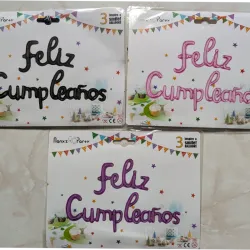 Set de feliz cumpleaños