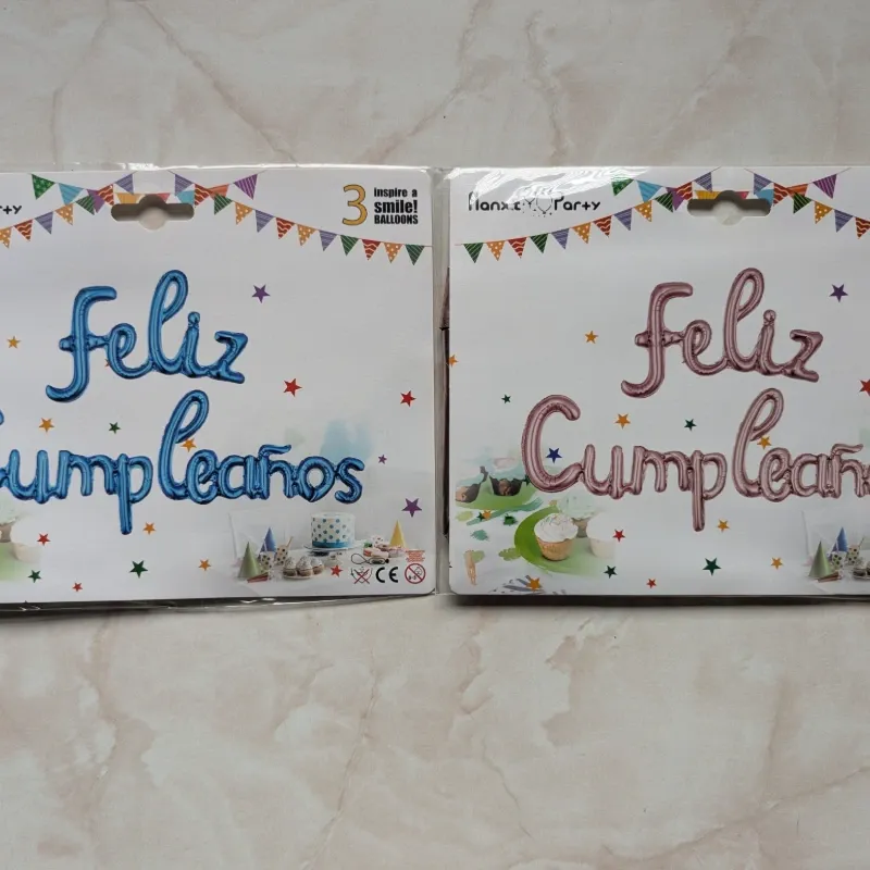 Set de feliz cumpleaños