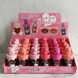 Tintas de labios con tapita de osito