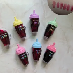 Tintas de labios en forma de refresco