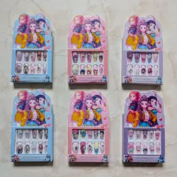 Uñas press - on de niñas temática K-Pop
