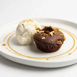 Volcán de chocolate