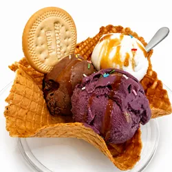 Waffle bowl 3 sabores