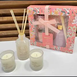 Set de difusor y velas aromáticas