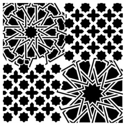 Stencil 25x25 cm