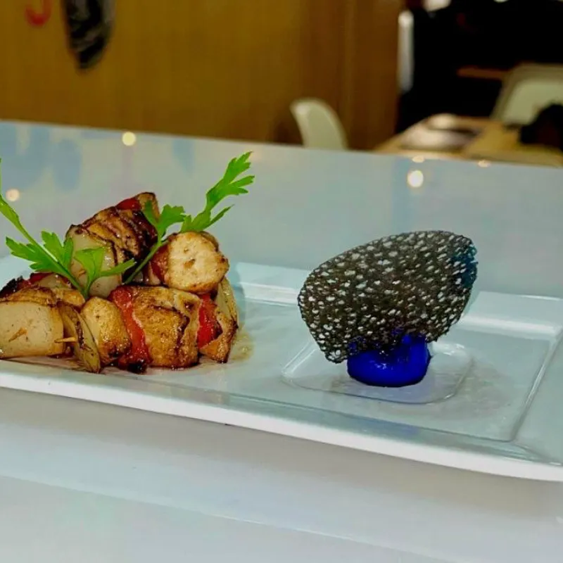 Brochetas mini de pechuga 