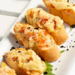 BRUSCHETTAS DE TOMATE Y QUESO