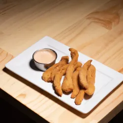FAJITAS DE POLLO EMPANADAS