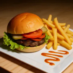 HAMBURGUESA DE CERDO