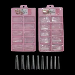 Caja de 100 uñas coffin Xxl