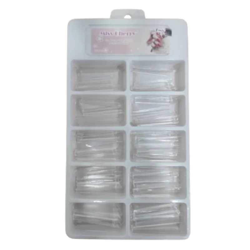Caja de 100 uñas coffin