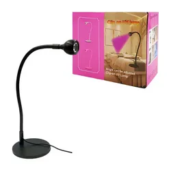 Lámpara de ganzo con base 