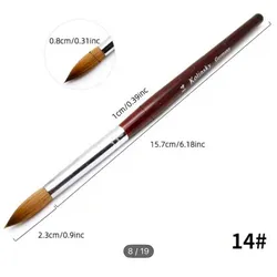 Pincel kolinsky Germany #14