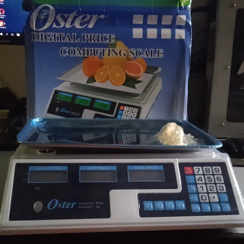 Pesa digital OSTER de 40Kg