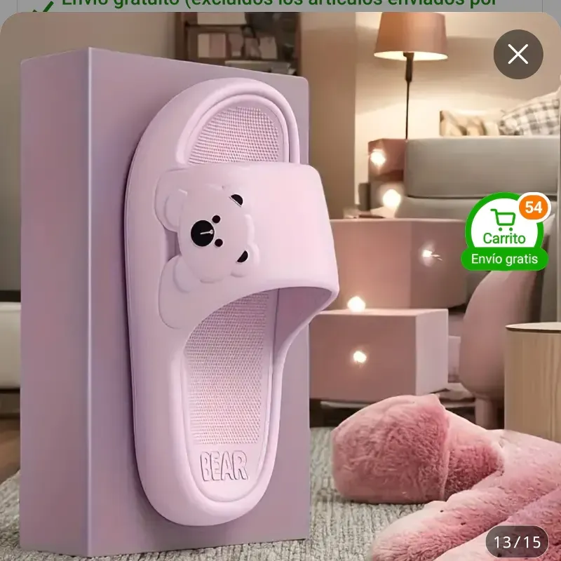 Chancletas de baño 