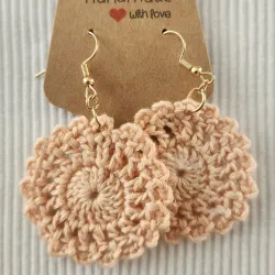 Aretes naranja claro