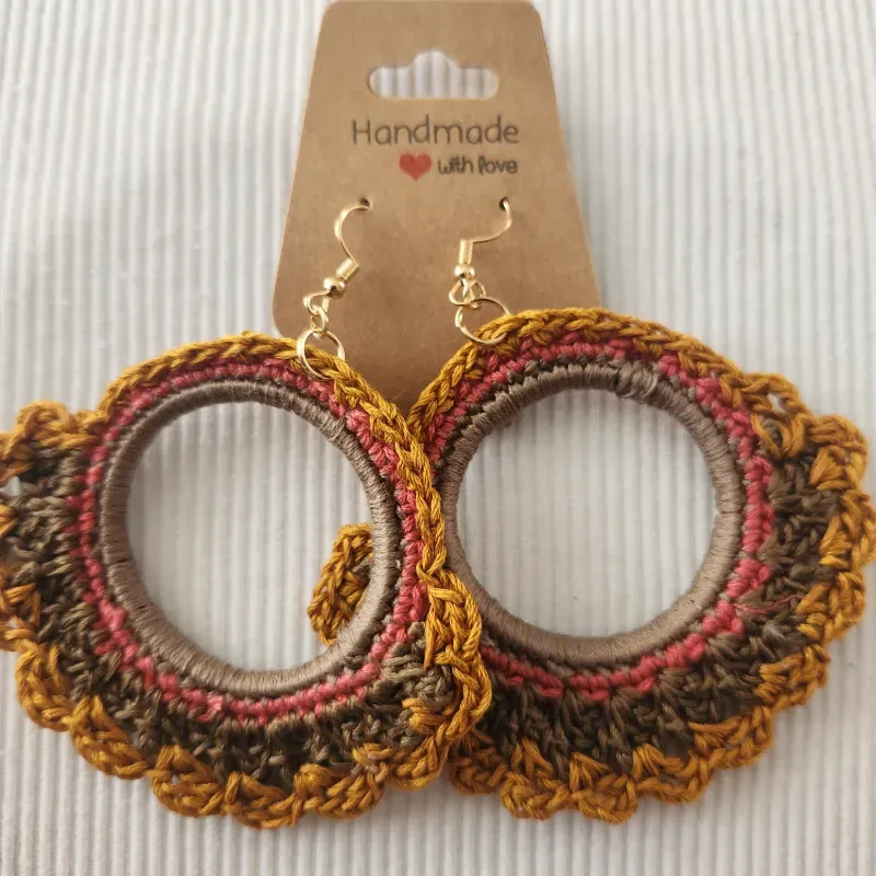 Aretes rumbera multicolor