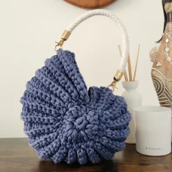Bolsa Concha azul