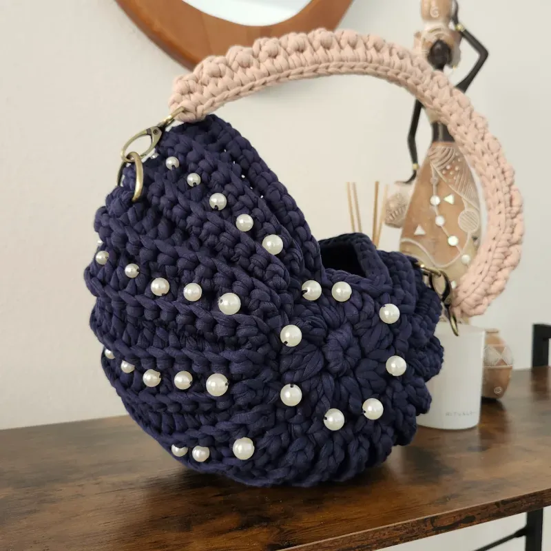 Bolso Concha azul oscuro