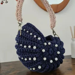Bolso Concha azul oscuro